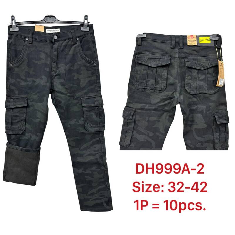 Spodnie jeansy meskie Roz 32-42, 1 Kolor Paczka 10 szt